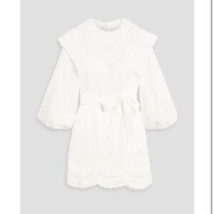 Zimmermann White Eyelet Dress